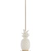 Shiraleah Pineapple T-Stand, White | Women Jewelry Display