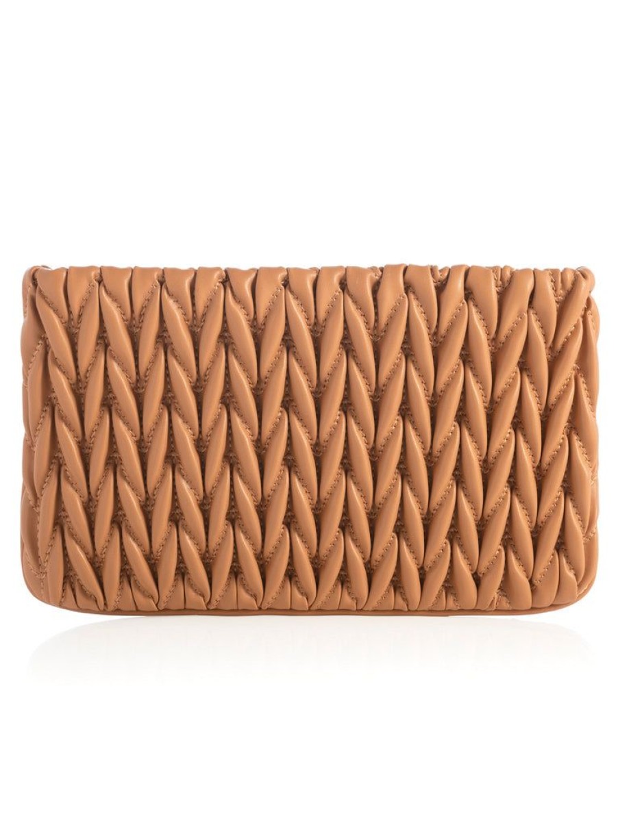 Shiraleah Shiraleah Jody Zip Pouch, Tan | Women Clutches