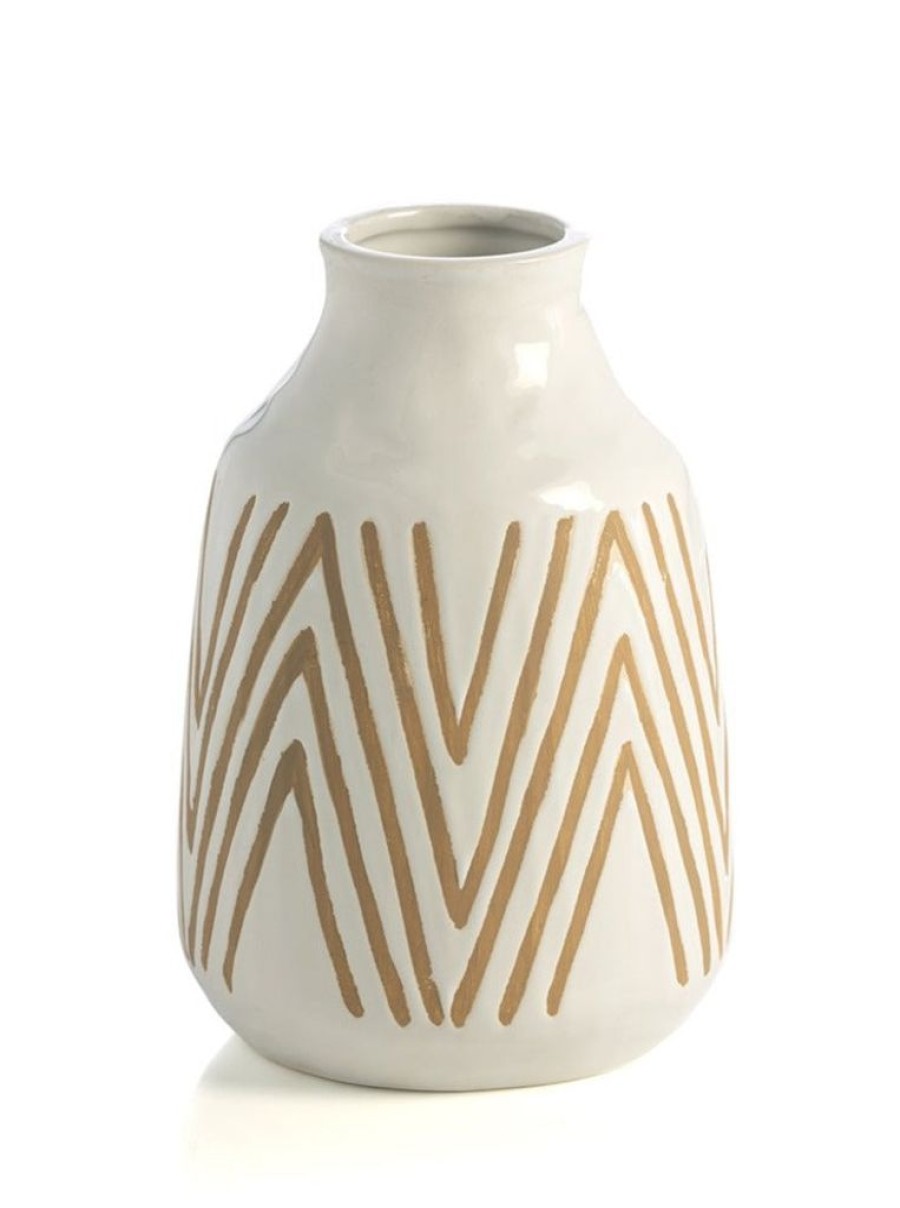 Shiraleah Shiraleah Aptos Vase, White | Home