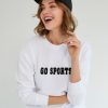 Shiraleah Shiraleah Go Sports! Sweatshirt, White | Women Sweatshirts