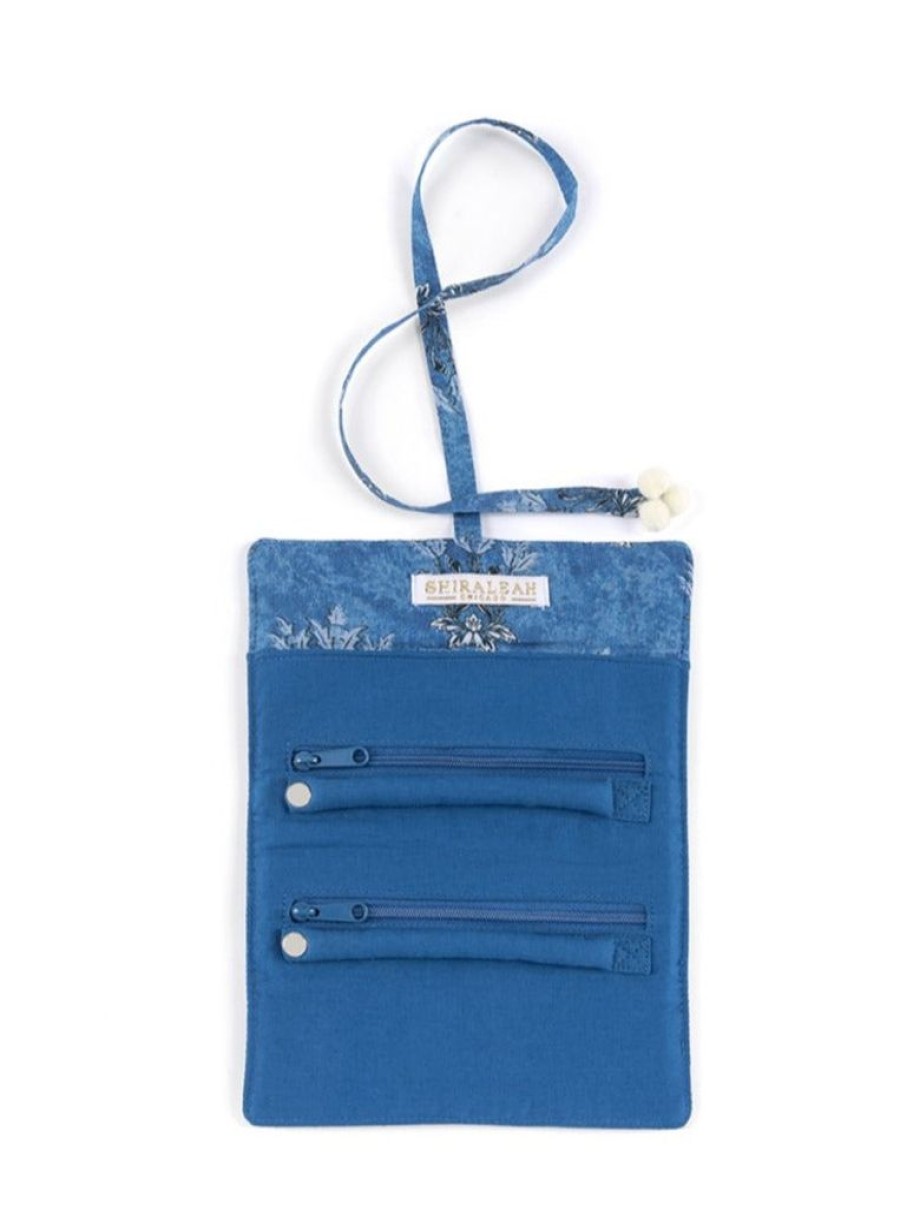 Shiraleah Liberty Jewelry Roll, Blue | Women Zip Pouches