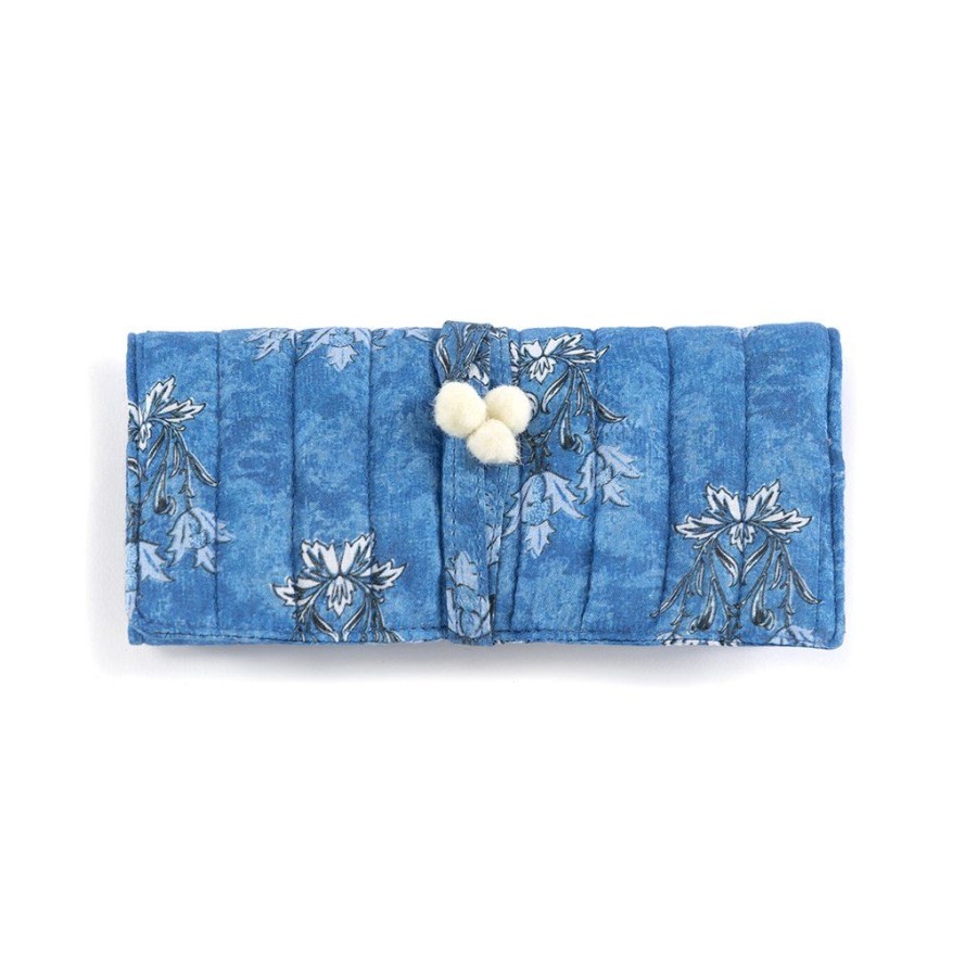 Shiraleah Liberty Jewelry Roll, Blue | Women Zip Pouches