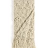 Shiraleah Shiraleah Hannah Lightweight Decorative Throw, Ivory | Home