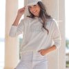 Shiraleah Shiraleah Bride Sweatshirt, Ivory | Women Sweatshirts