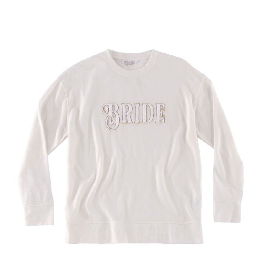 Shiraleah Shiraleah Bride Sweatshirt, Ivory | Women Sweatshirts