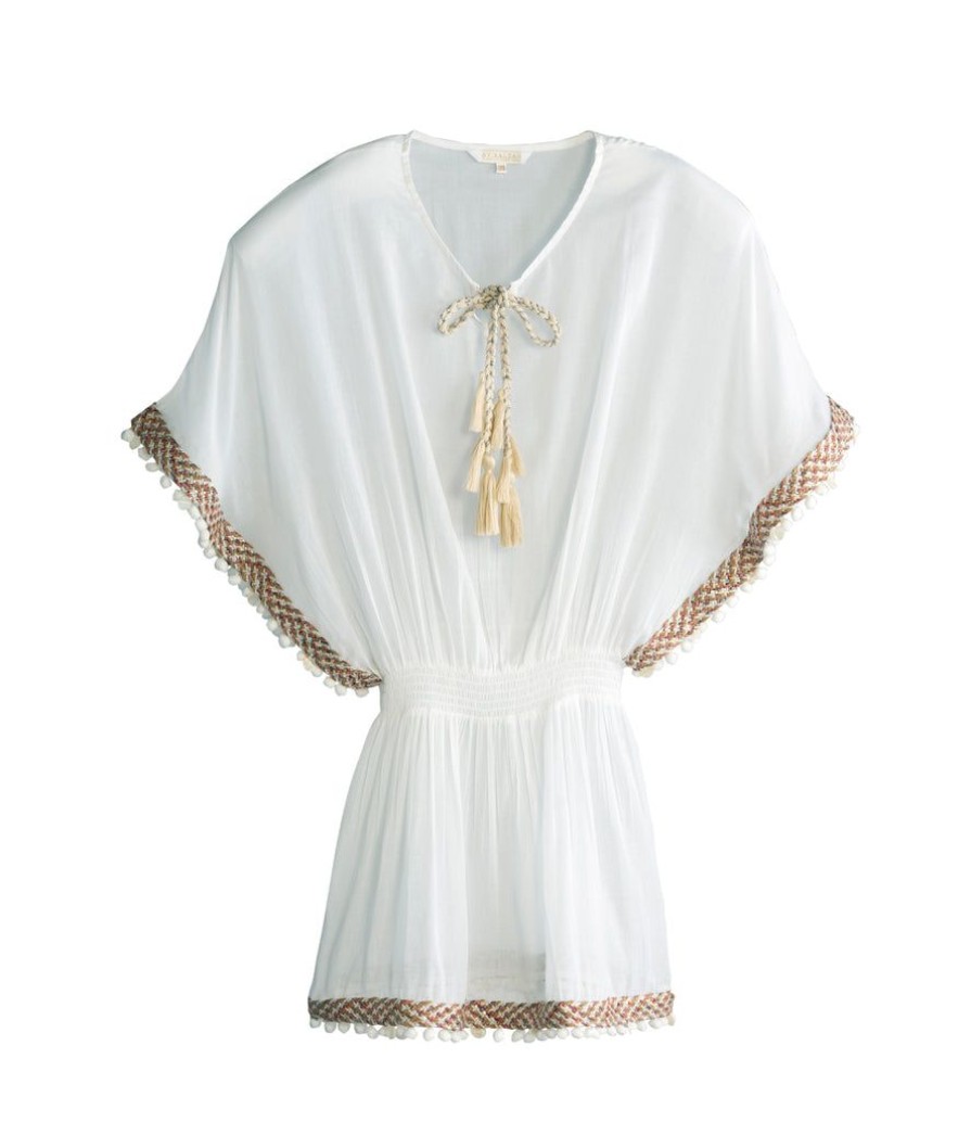 Shiraleah Shiraleah Dede Cover-Up, White | Women Kimonos & Cover-Ups