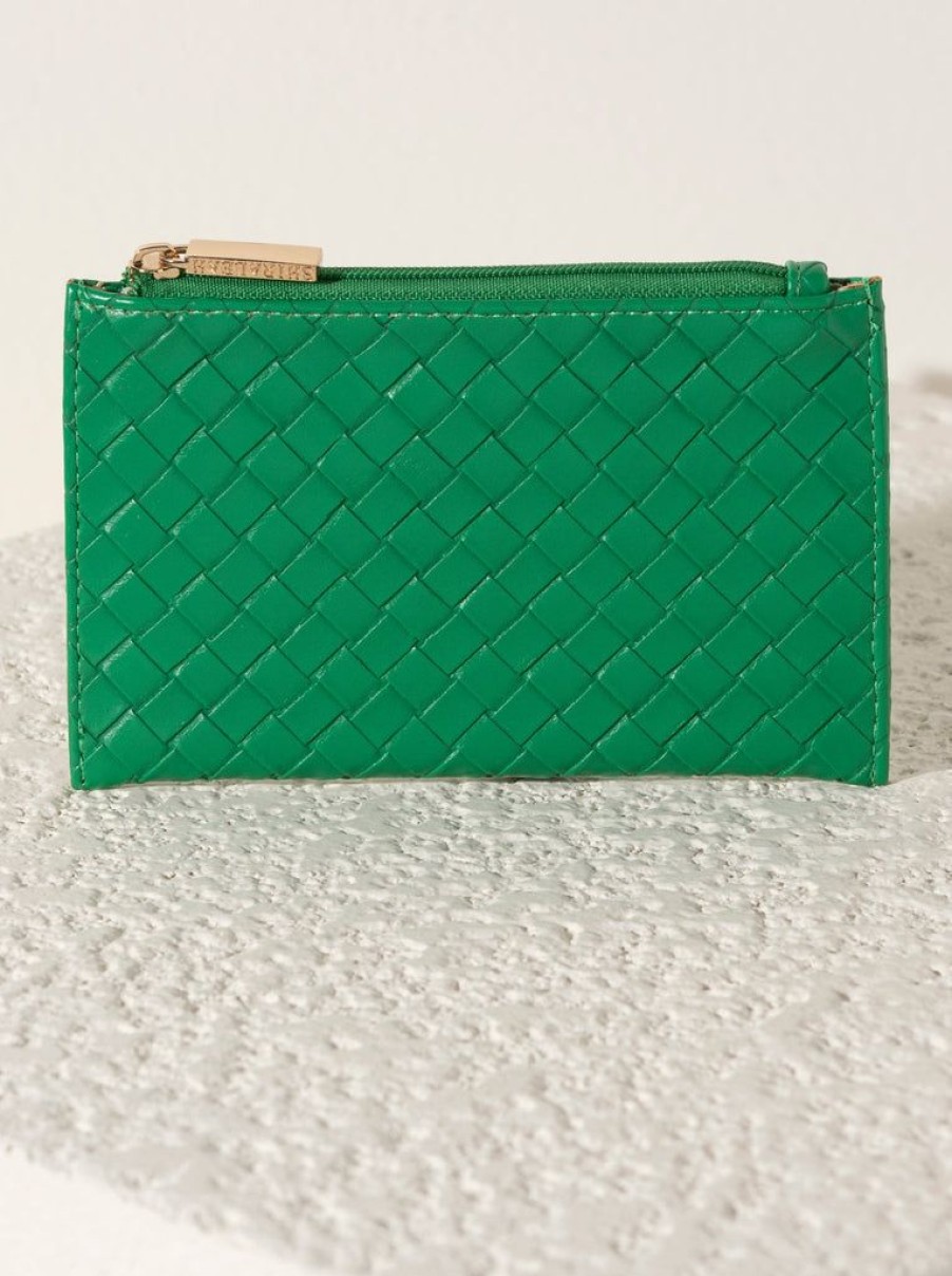 Shiraleah Shiraleah Frankie Card Case, Green | Women Wallets & Wristlets