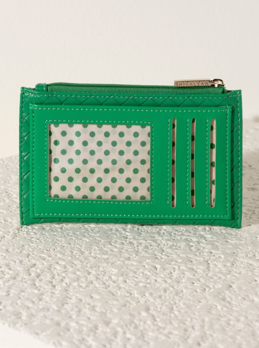 Shiraleah Shiraleah Frankie Card Case, Green | Women Wallets & Wristlets