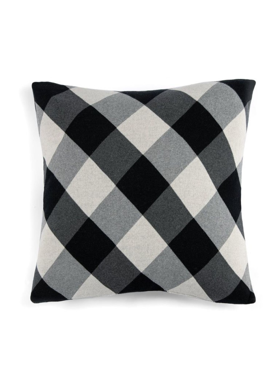 Shiraleah Shiraleah Anderson Plaid Pillow, Black And White | Home