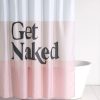 Shiraleah Shiraleah Get Naked Shower Curtain, Blush | Home