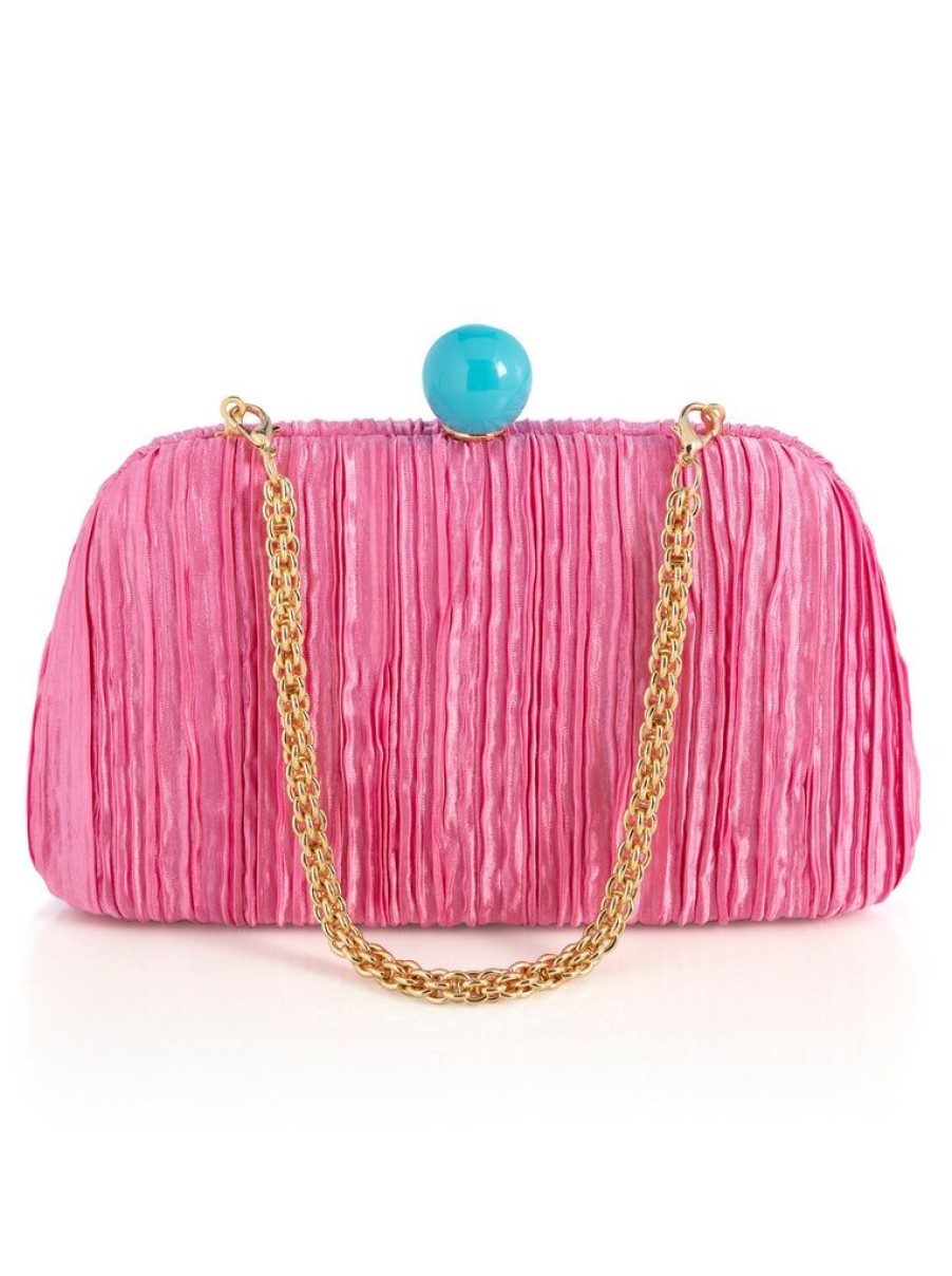 Shiraleah Shiraleah Lana Minaudiere, Pink | Women Clutches