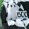 Shiraleah Shiraleah Boo Pillow, Ivory | Home