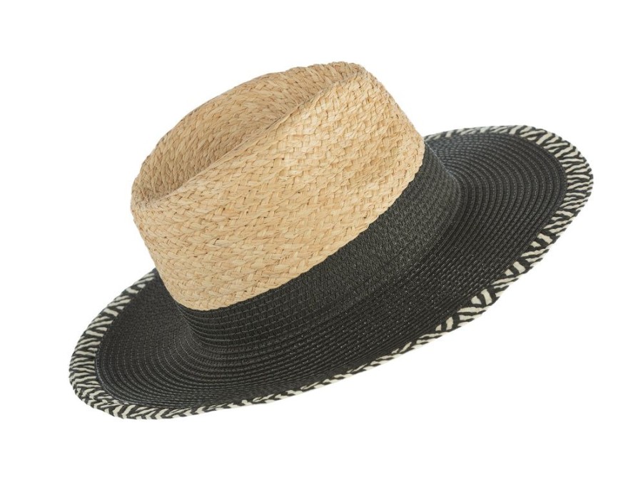 Shiraleah Shiraleah Ricci Hat, Black | Women Beach Hats