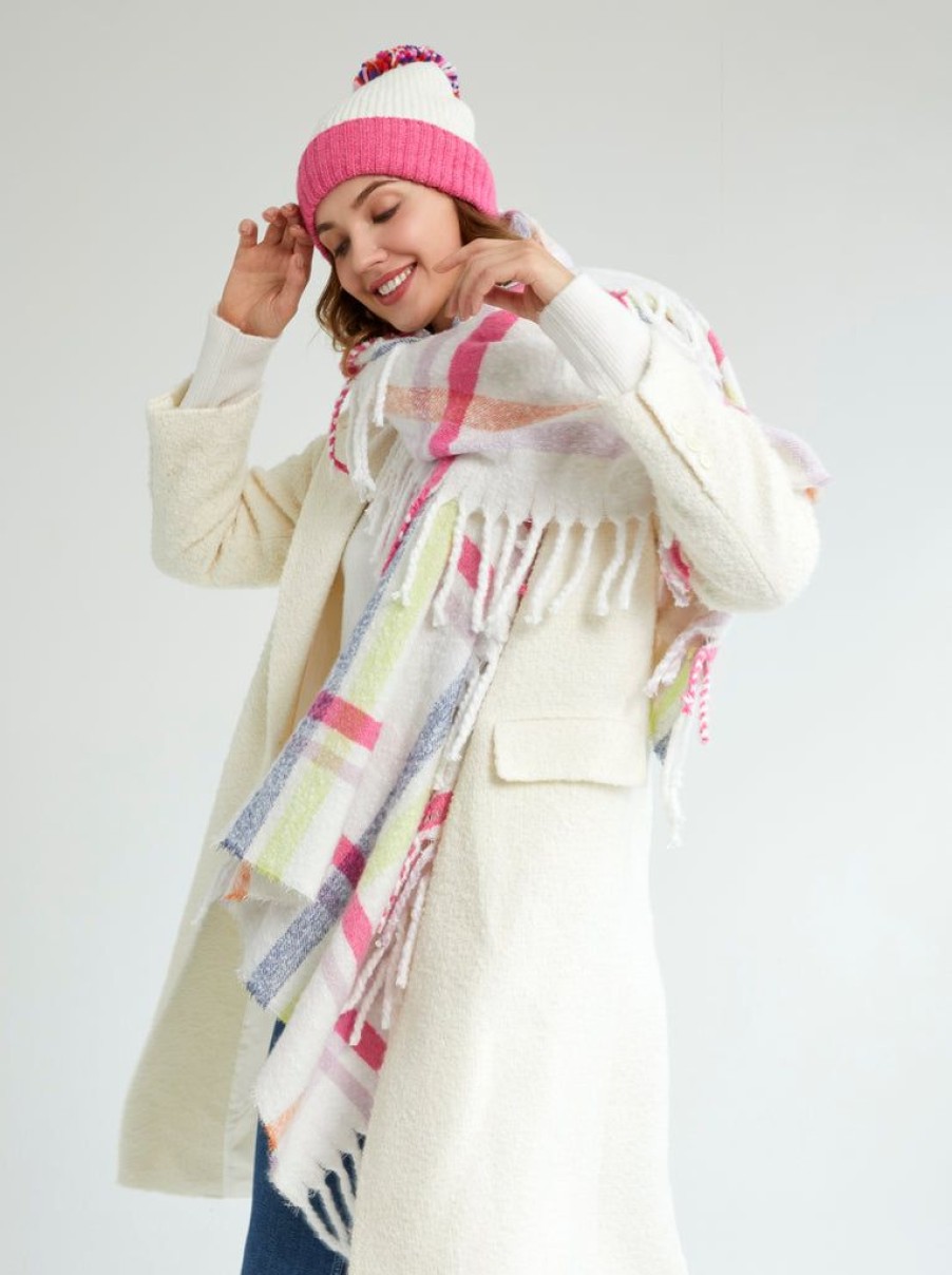 Shiraleah Shiraleah Lilou Scarf, Ivory | Women Scarves