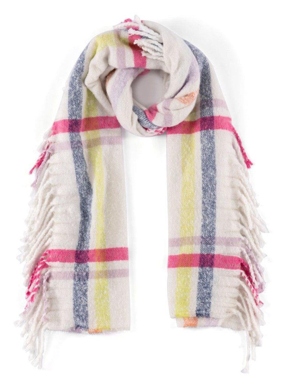 Shiraleah Shiraleah Lilou Scarf, Ivory | Women Scarves