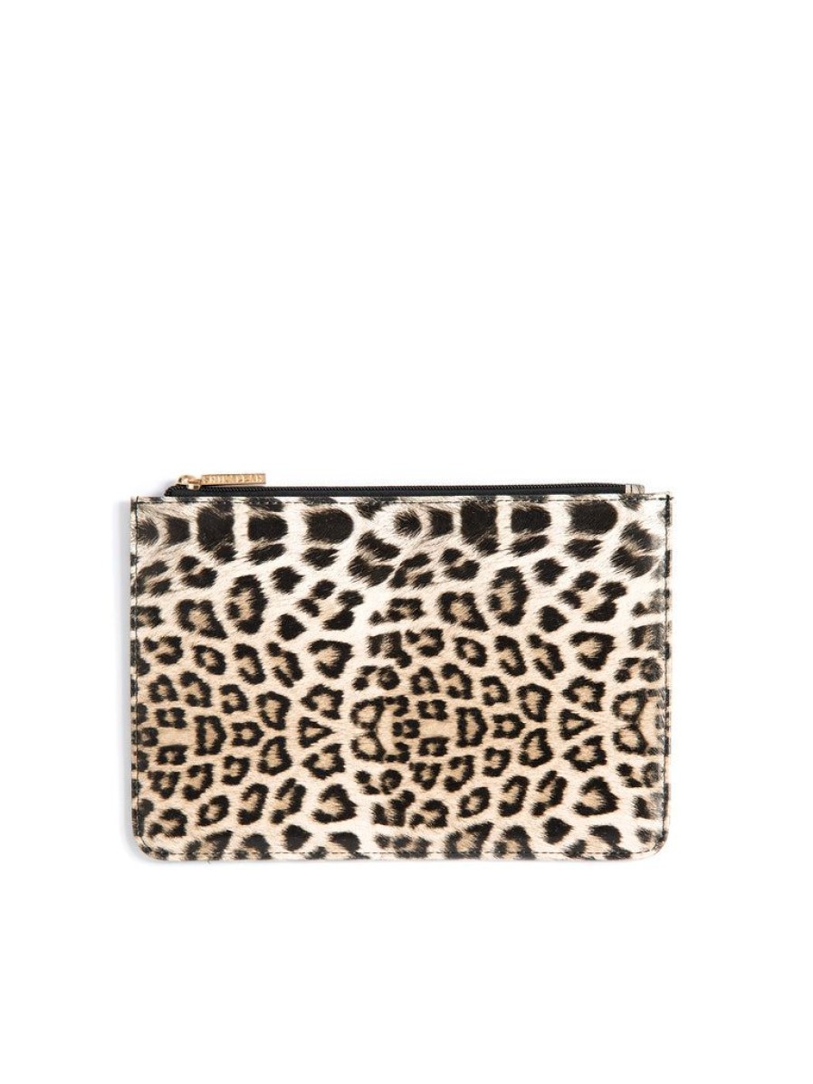 Shiraleah Leopard Zip Pouch,Multi | Women Zip Pouches