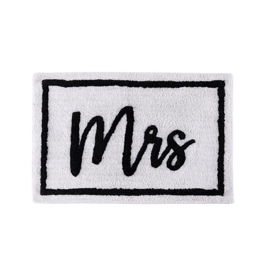 Shiraleah Shiraleah Mrs Bath Mat, White | Home