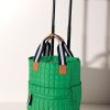 Shiraleah Shiraleah Ezra Quilted Nylon Roller Tote, Green | Women Roller Totes