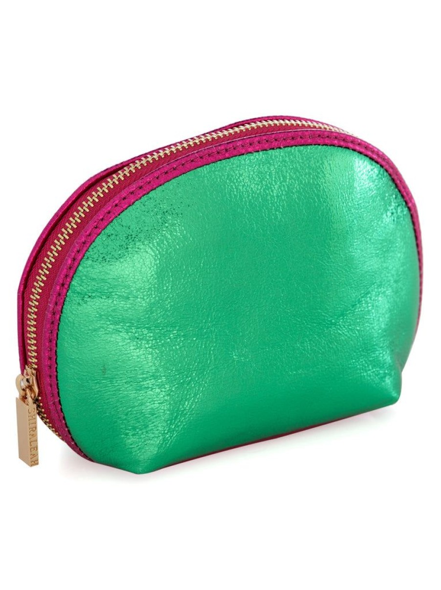 Shiraleah Shiraleah Skyler Cosmetic Pouch, Emerald | Women Zip Pouches