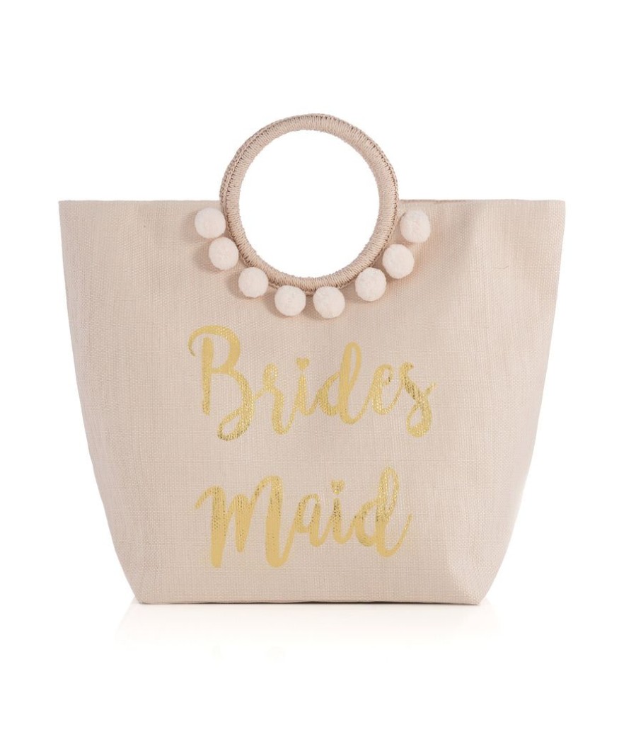 Shiraleah Shiraleah Mia Bridesmaid Bridal Tote, Blush | Women Totes