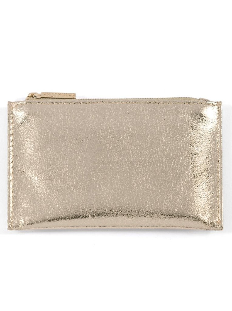 Shiraleah Shiraleah Skyler Card Holder, Gold | Women Wallets & Wristlets