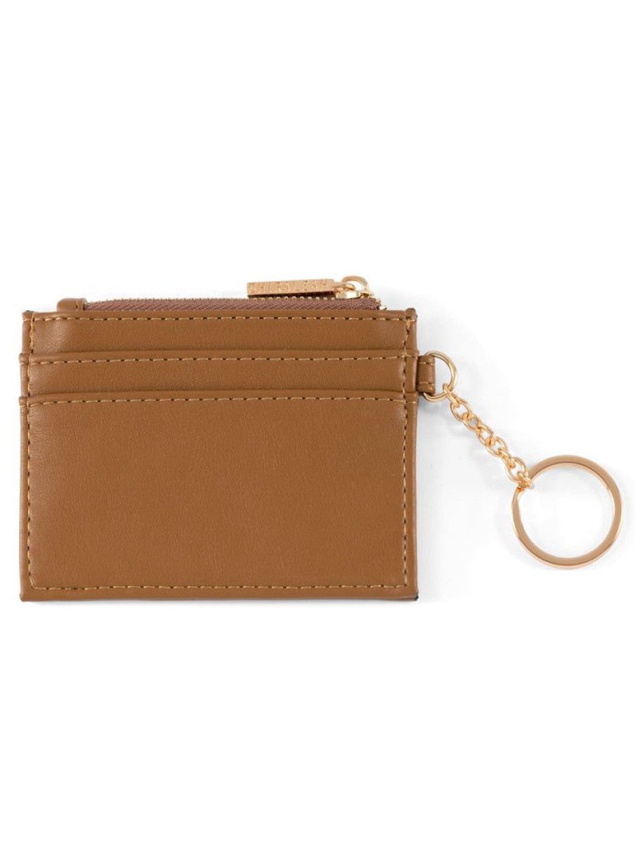 Shiraleah Shiraleah Charlie Card Case, Tan | Women Wallets & Wristlets