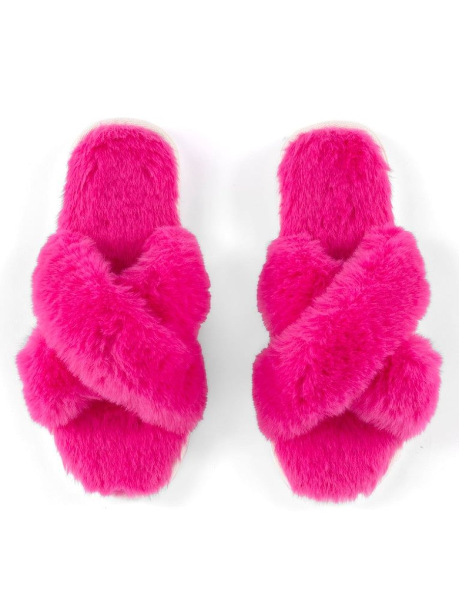 Shiraleah Shiraleah Christina Slippers, Magenta | Women Slippers