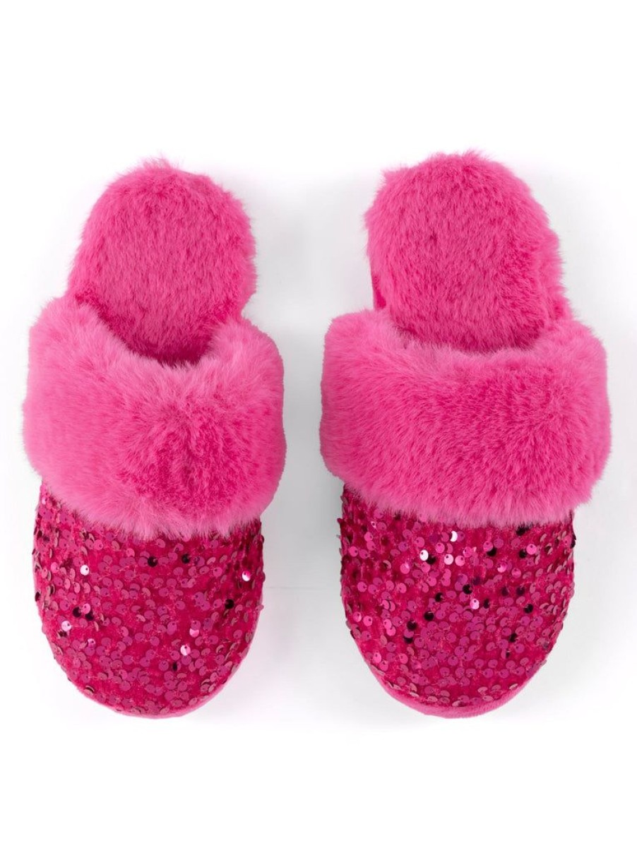 Shiraleah Shiraleah Fiesta Slippers, Magenta | Women Slippers