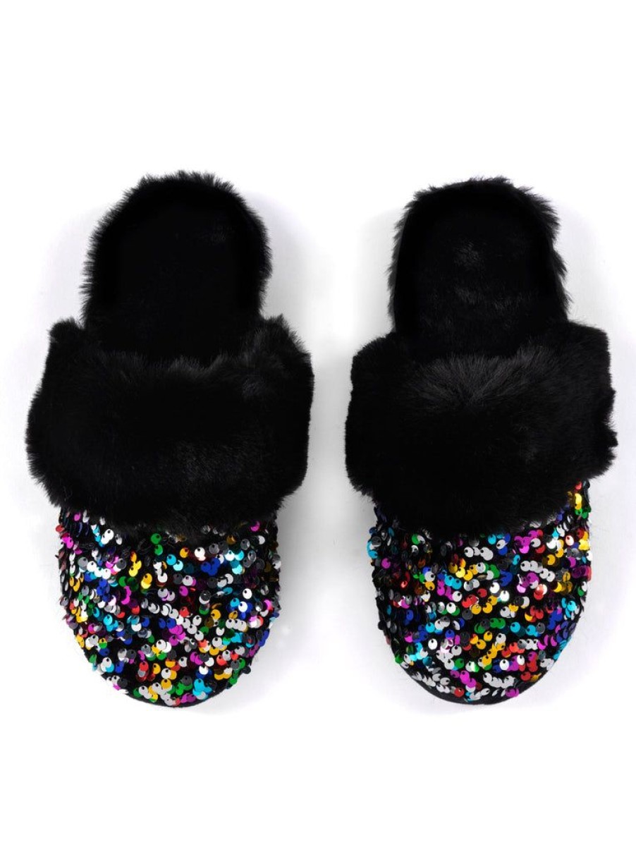 Shiraleah Shiraleah Fiesta Slippers, Black | Women Slippers