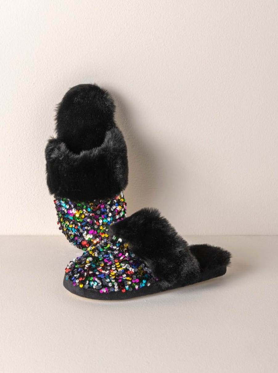 Shiraleah Shiraleah Fiesta Slippers, Black | Women Slippers