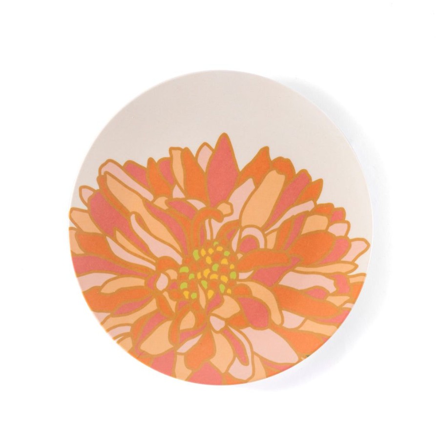 Shiraleah Shiraleah Primavera Set Of 4 Flower Print Appetizer Plates, Multi | Home