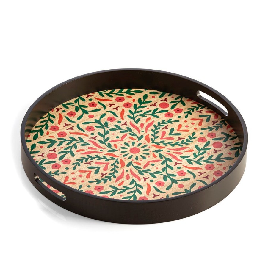 Shiraleah Shiraleah Celebration Holiday Decorative Tray, Multi | Home