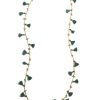 Shiraleah Freya Tassel Necklace, Emerald | Women Necklaces