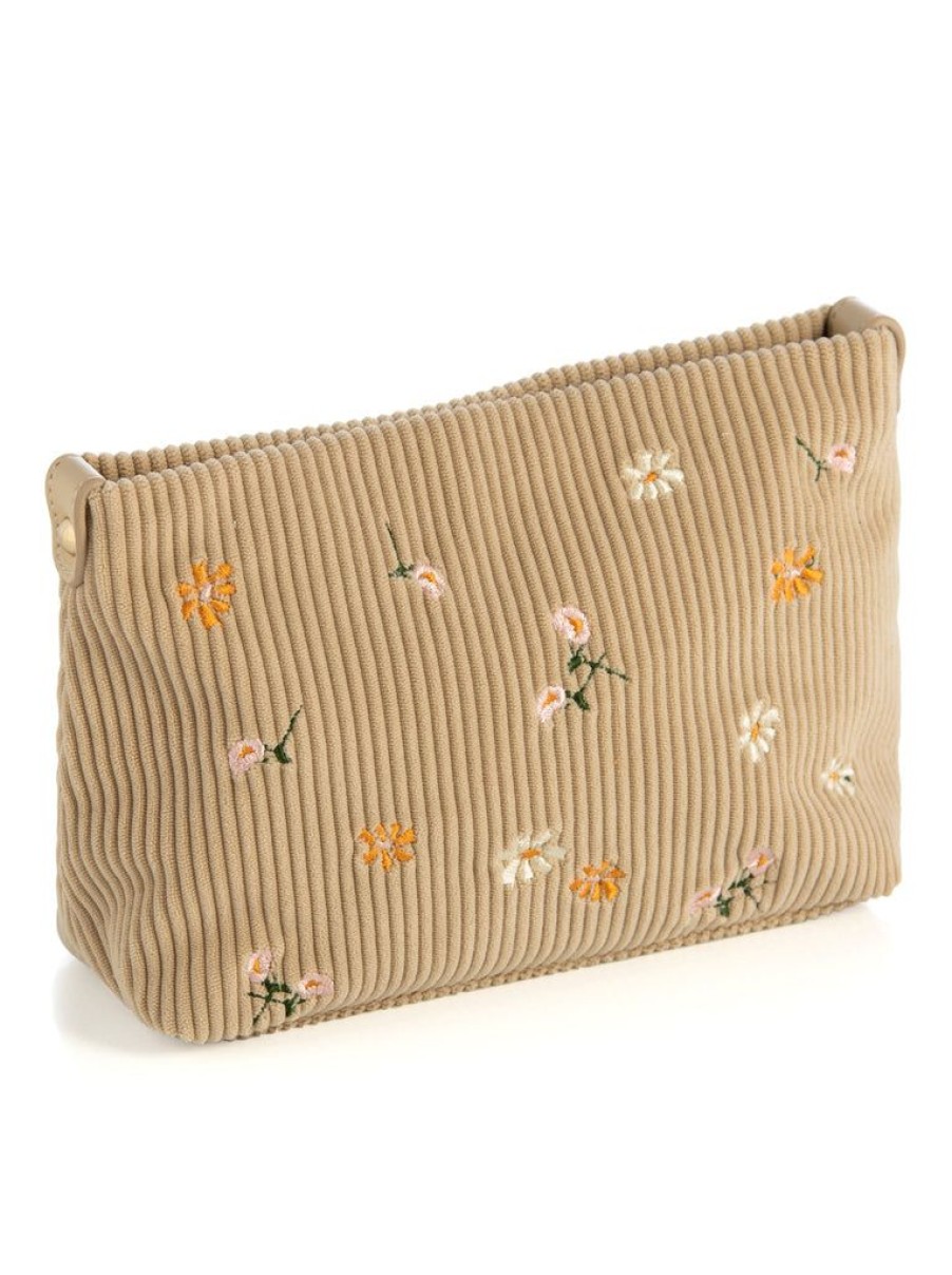 Shiraleah Shiraleah Roux Zip Pouch, Tan | Women Zip Pouches